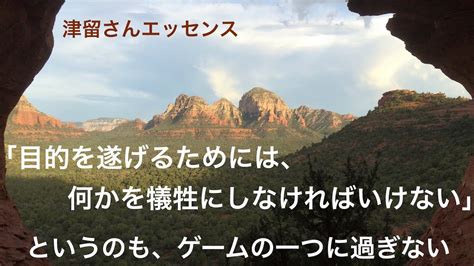 目的を遂げるためには何かを犠牲にしなければいけないというのもゲームの一つに過ぎない 津留さんエッセンスシリーズ新人類の覚醒進化