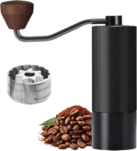Molinillo De Café Manual Capacidad De 106 Oz Con Fresas Cónicas De