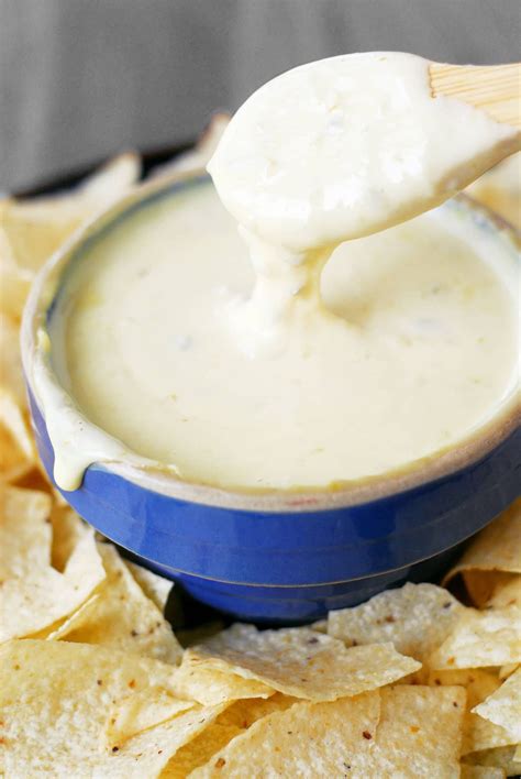 This Easy Queso Blanco Recipe Is A Quick Way To Make White Cheese Dip Using Velveeta And Peppers