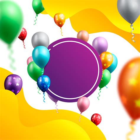 birthday celebration background vector illustration 546287 Vector Art ...