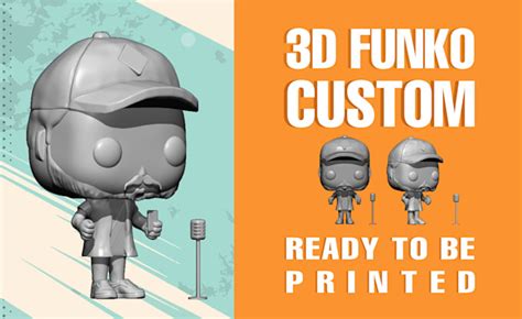 Make Your Custom 3d Funko Pop That You Want Ready To Be Printed By