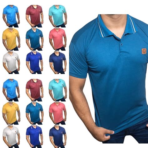 Kit 3 Camisas Polo Masculina Piquet Shopee Brasil