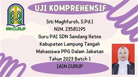 Uji Komprehensif Ppg Daljab Batch Iain Curup Youtube