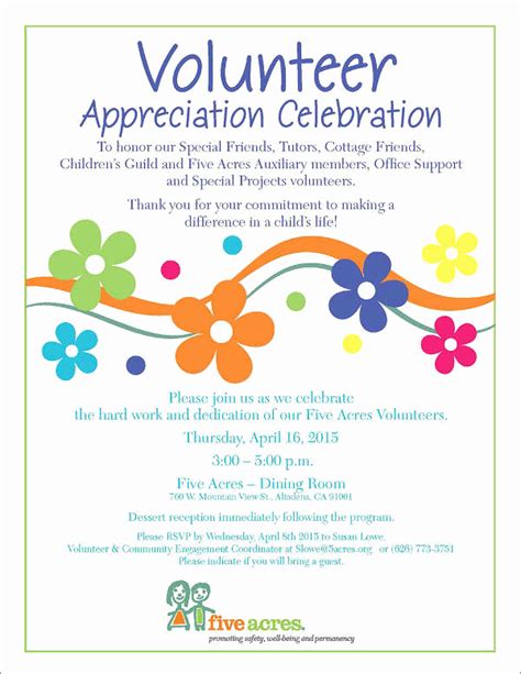 Volunteer Appreciation Invitation Wording Best Of 39 Event Invitations In Word Collegio