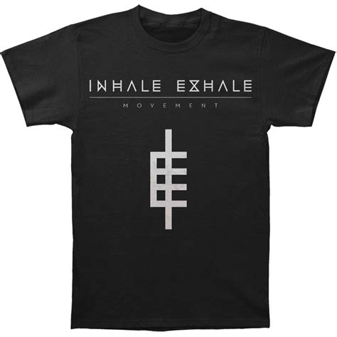 Inhale Exhale Inhale Exhale Mens Movement T Shirt Black Walmart