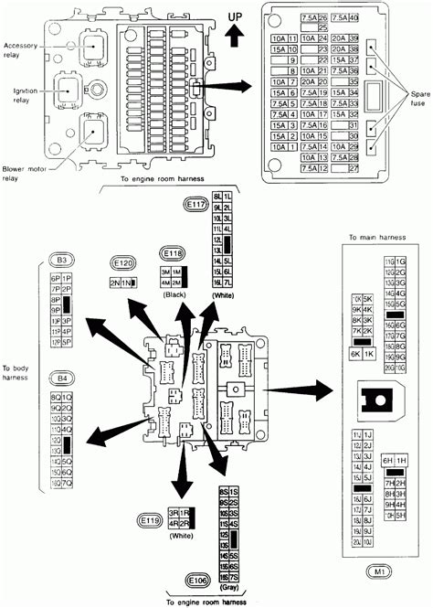 97 Nissan Maxima Fuse Box Diagram