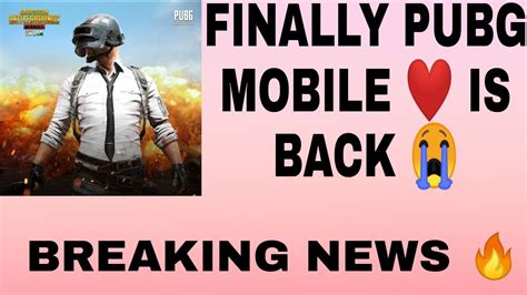 Official Pubg Mobile India Pubg Mobile Unban In India Pubg Mobile