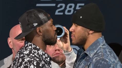 Jon Jones vs Ciryl Gane UFC 285 press conference faceoff | MMA Junkie