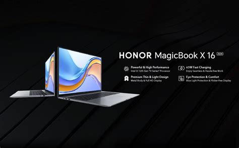 HONOR MagicBook X16 2024 Laptop With Intel Core I5 12450H FHD