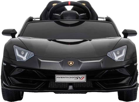 Voiture électrique enfant Lamborghini Aventador Noir 2 places