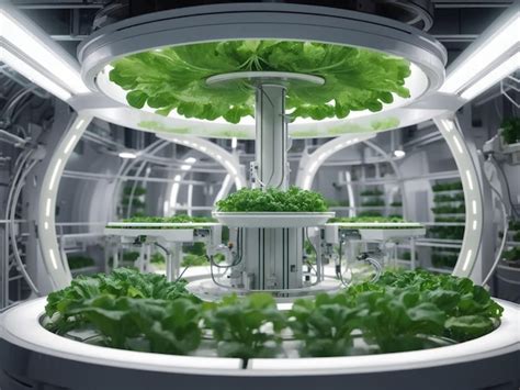 Premium Ai Image Organic Vegetable Farm Hydroponic Vegetable Plant