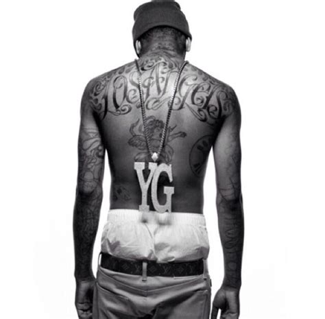 Yg The Rapper Back Tattoos