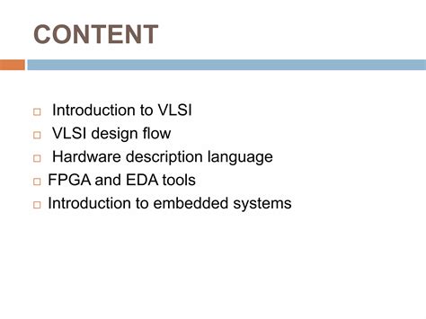 Vlsi And Embedded Systems Ppt