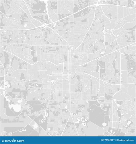 Tallahassee City Map Capital Of The Usa State Of Florida Municipal Administrative Borders