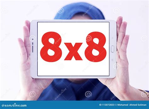 8x8 Cloud Communications Company Logo Editorial Stock Photo - Image of ...