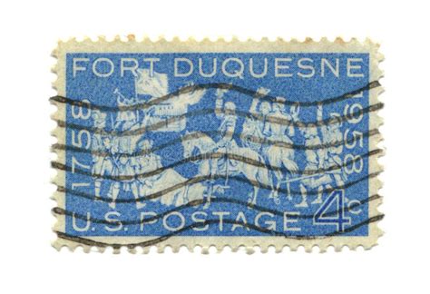 Vintage 1960 Canceled Us Stamp Pony Express Editorial Stock Image