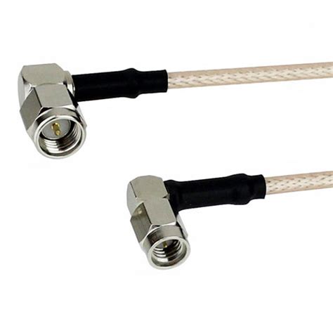 RA SMA Male To RA SSMA Male Cable RG 316 Coax