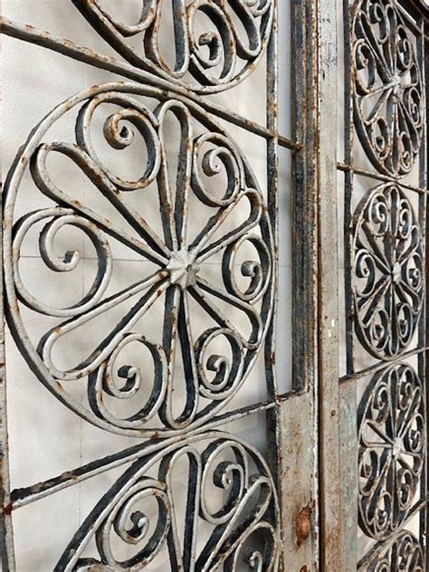 Antique Wrought Iron Gate / Security Door Height 2140mm x Width 1140mm ...