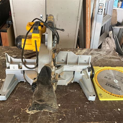 Lot 469 DeWalt Compound Miter Saw EstateSales Org