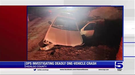 DPS Investigates Fatal One Vehicle Crash In Edinburg