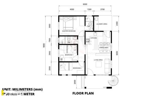 The House Has Total Floor Area Sqm Spaces Terrace Living Area