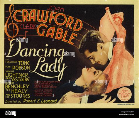 Dancing Lady Movie Poster Stock Photo Alamy