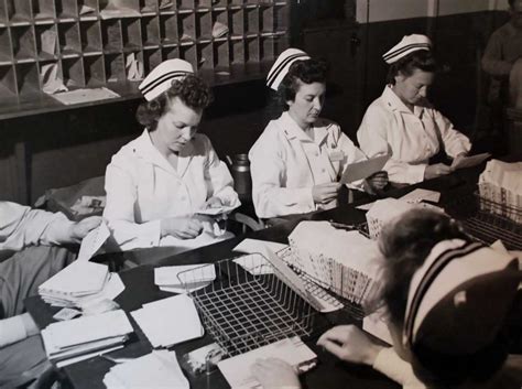 Navy Nurses Dispersing Mail In Pearl Harbor Women Of World War Ii