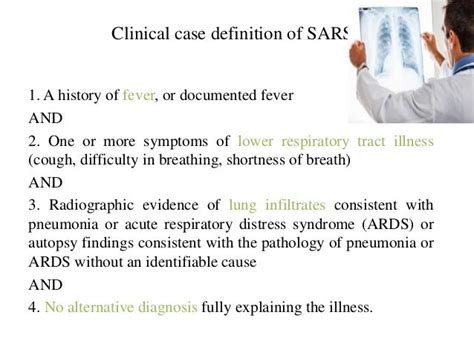 Severe Acute Respiratory Syndrome Sars