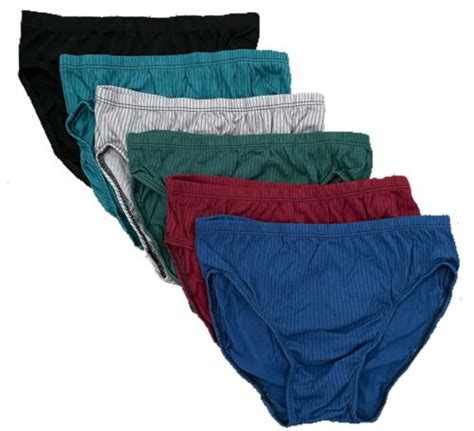 Or Pack Men Bikini Briefs Low Rise Cotton Stripes Colors Underwear