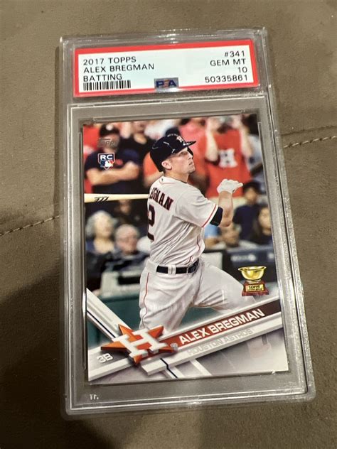 Topps Alex Bregman Rookie Psa Ap Ebay