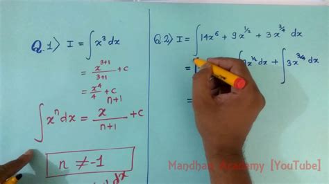 Integration Basics Power Rule Formula Explained Youtube