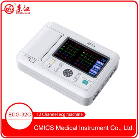 Medical Equipment Digital Channel Ekg Ecg Machine With Inch Touch