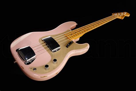 Fender 59 P Bass Relic Shell Pink