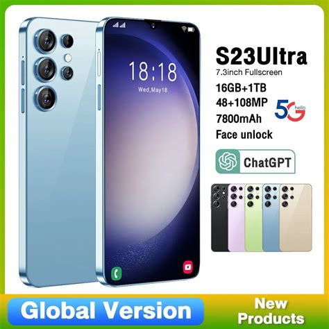 Smartphone S23 Ultra Plein Cran 2023 4G 5G 16 To 1 To 7 3 MAh T