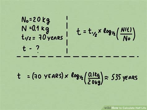 6 Ways To Calculate Half Life WikiHow