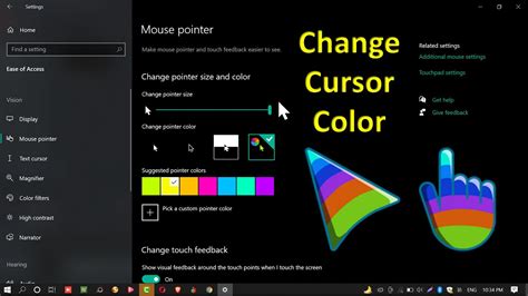 Change Mouse Cursor Colour In Windows 10 And 11 YouTube