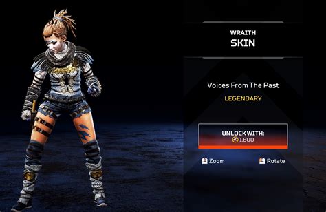 What is the rarest wraith skin рџApex Legends All Wraith Legendary