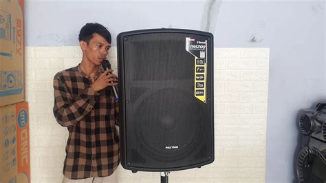 Review Detail Speaker Polytron Pas Pro F Bassnya Nampoollll Youtube