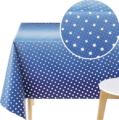 Kp Home Nappe Toile Cir E Rectangulaire X Nappe Pvc Motif Pois