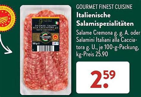 Gourmet Finest Cuisine Italienische Salamispezialit Ten Angebot Bei