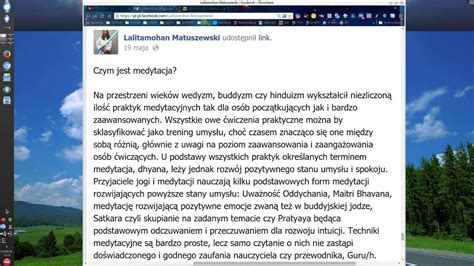 Czym Jest Medytacja Wprowadzenie YouTube