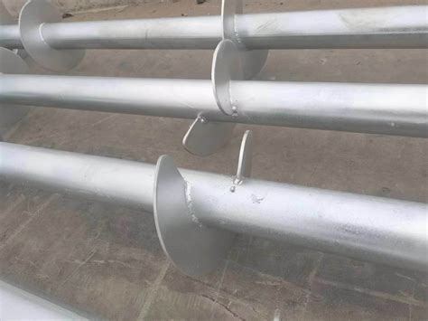 Hot DIP Galvanized Spiral Pile Ground Screw Pile And Whole Ground Screw