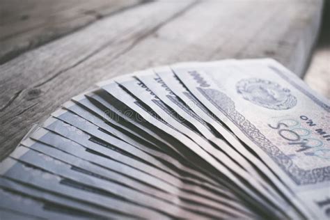 Currency of Uzbekistan. stock image. Image of metal - 118610229