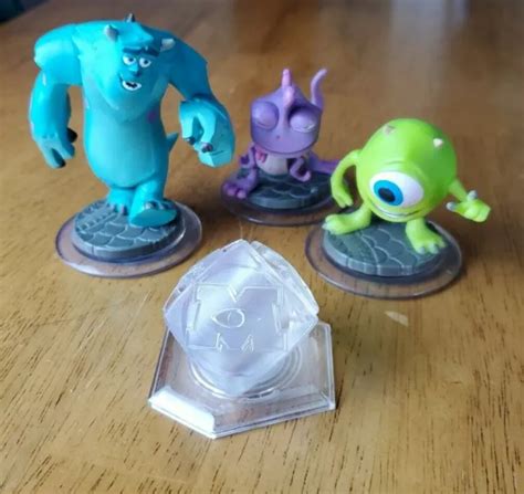 DISNEY INFINITY MONSTERS Inc Figures Mike Wazowski Randal Boggs Sully