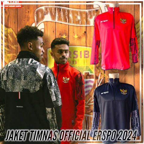 Jual PROMO 8 8 BEST SELLER Jaket Tractop Timnas Erspo 0ffcial 2024 LOGO