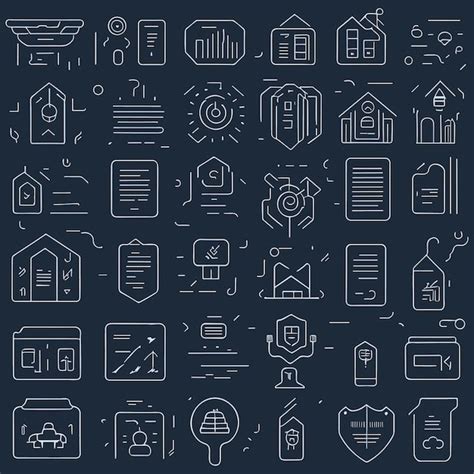 Premium Vector Mega Set Of Icons In Trendy Line Style Business