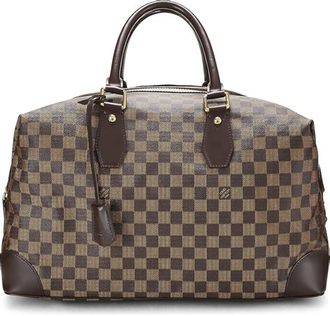 Amazon Louis Vuitton Pre Loved Damier Ebene Vaslav Brown