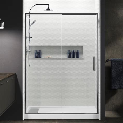 Kohler Torsion 60 In W X 76 875 In H Frameless Sliding Shower Door In Bright Polished Silver