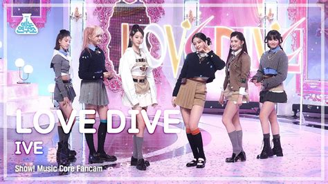 ENG sub 예능연구소 4K 아이브 직캠 LOVE DIVE IVE FanCam Show MusicCore