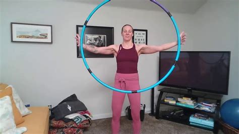 15 Min Hula Hoop Workout Youtube